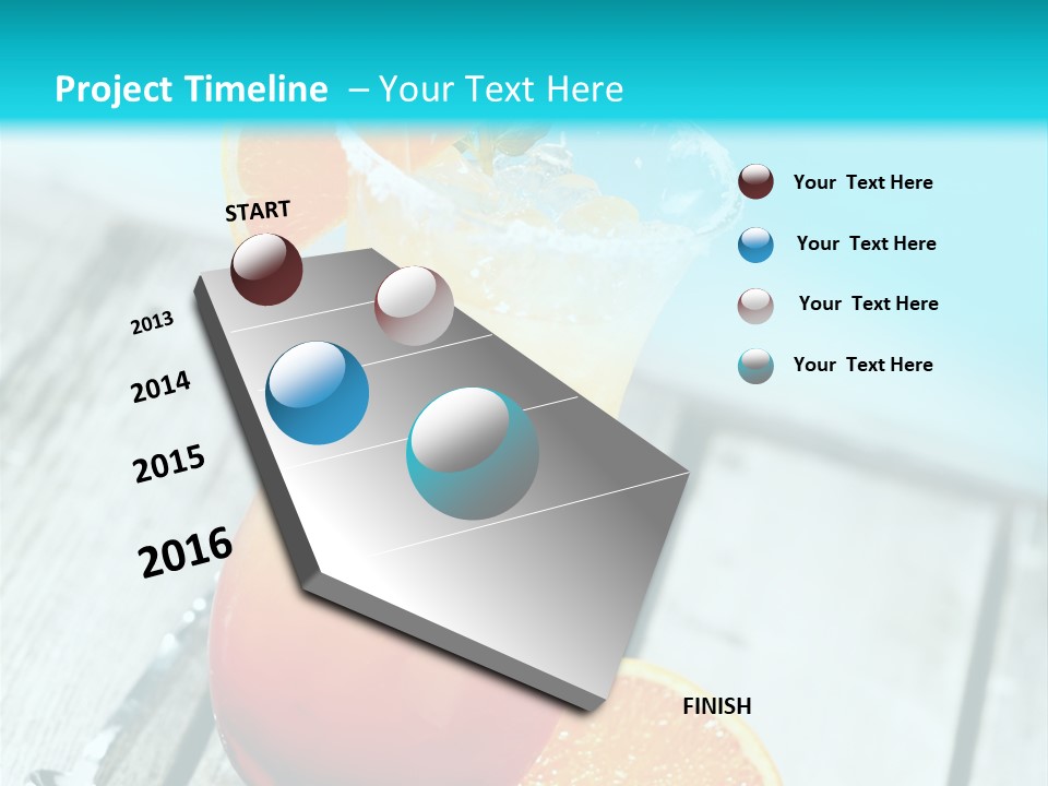 Beach Non Vintage PowerPoint Template