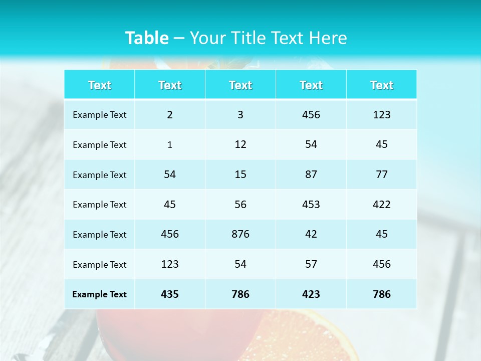Beach Non Vintage PowerPoint Template