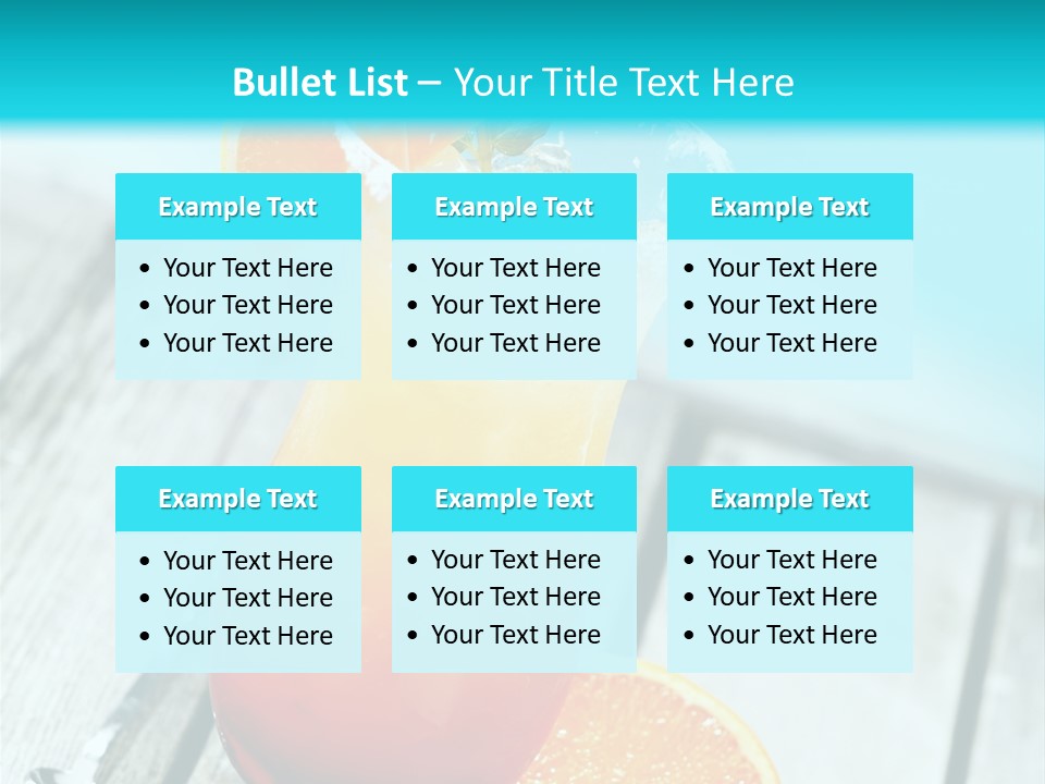 Beach Non Vintage PowerPoint Template