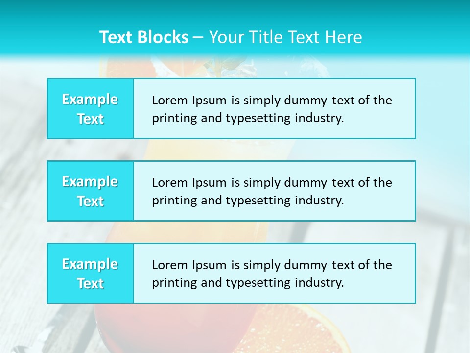 Beach Non Vintage PowerPoint Template