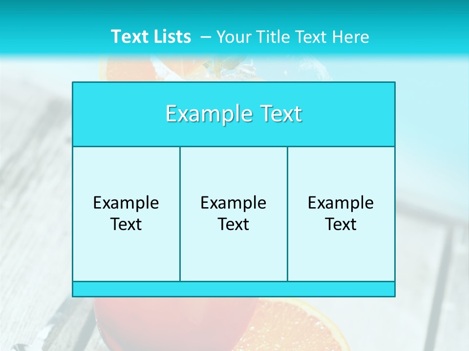 Beach Non Vintage PowerPoint Template