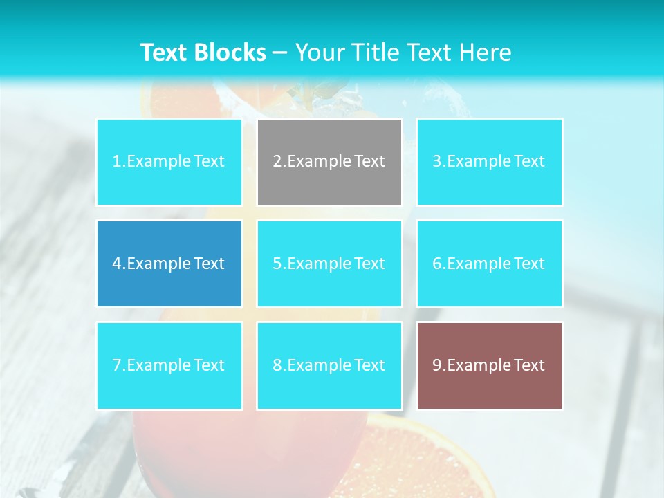 Beach Non Vintage PowerPoint Template