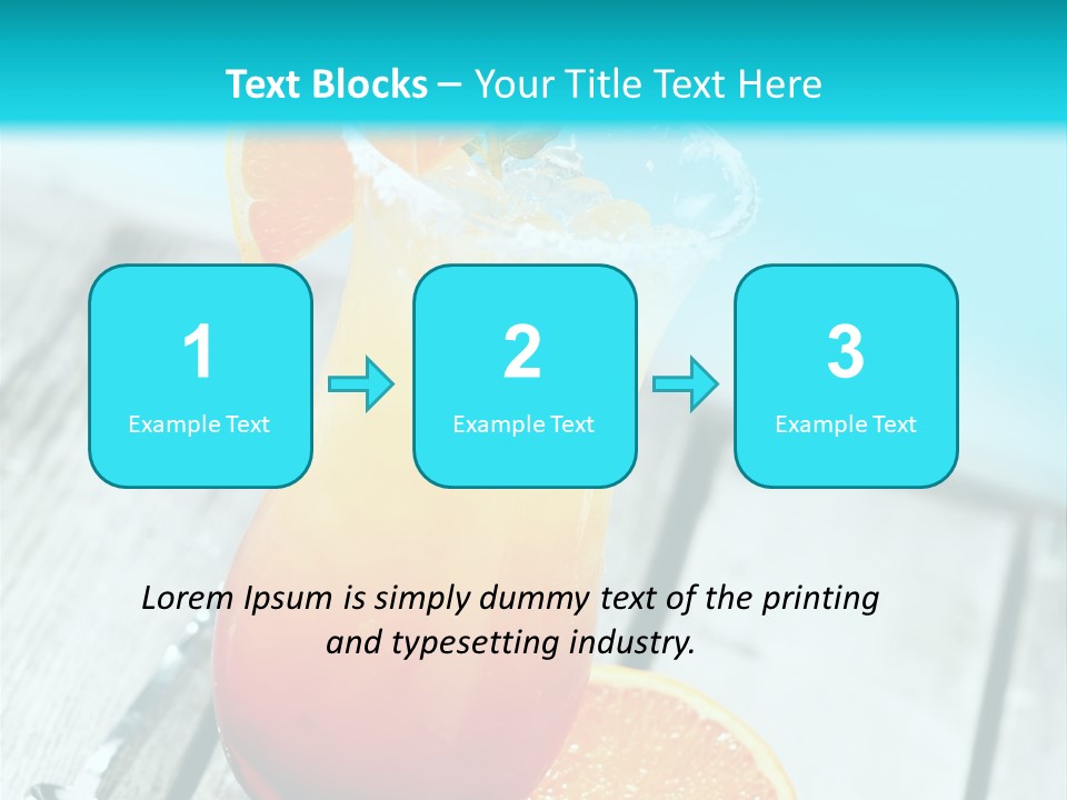 Beach Non Vintage PowerPoint Template