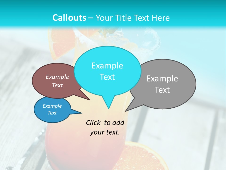 Beach Non Vintage PowerPoint Template