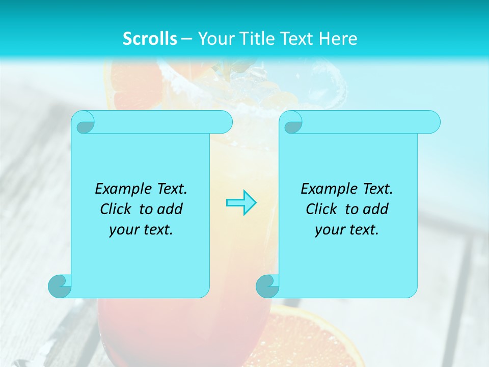 Beach Non Vintage PowerPoint Template