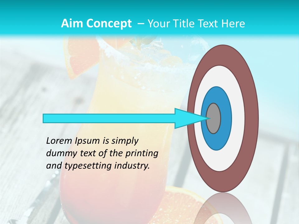 Beach Non Vintage PowerPoint Template