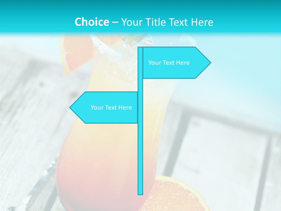 Beach Non Vintage PowerPoint Template
