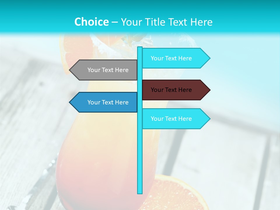 Beach Non Vintage PowerPoint Template