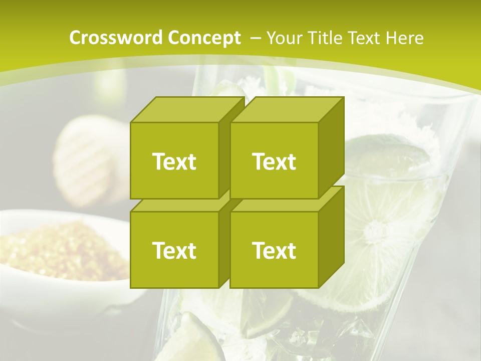 Caribbean Alcohol Cooled PowerPoint Template