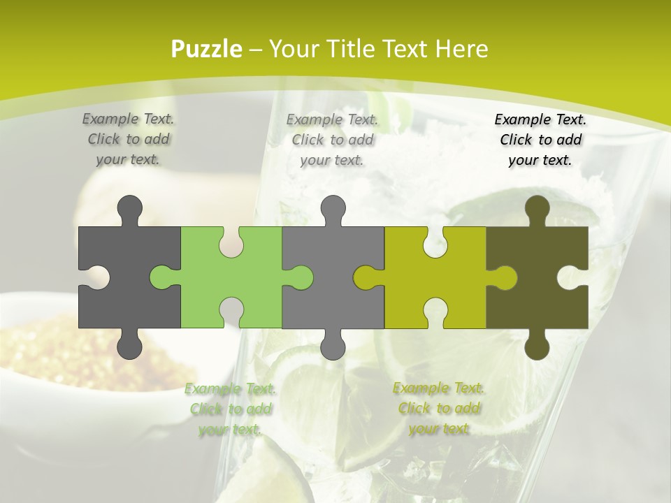 Caribbean Alcohol Cooled PowerPoint Template