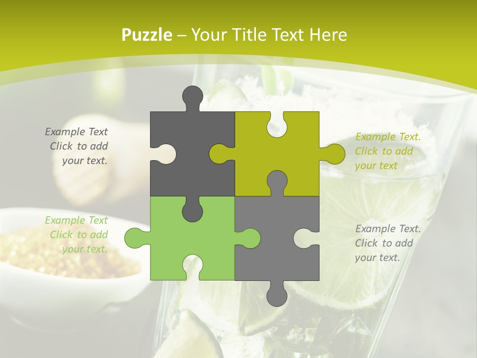 Caribbean Alcohol Cooled PowerPoint Template