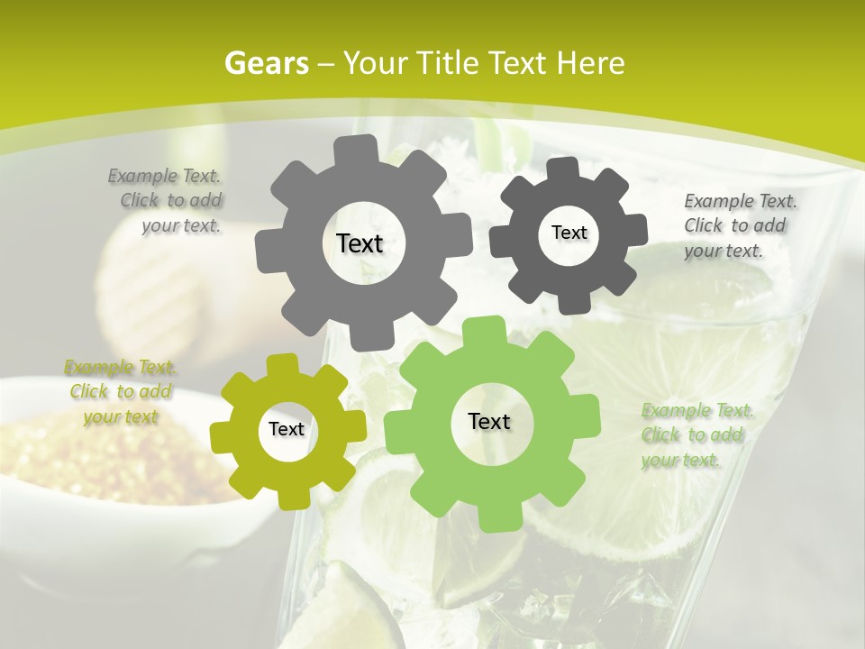 Caribbean Alcohol Cooled PowerPoint Template