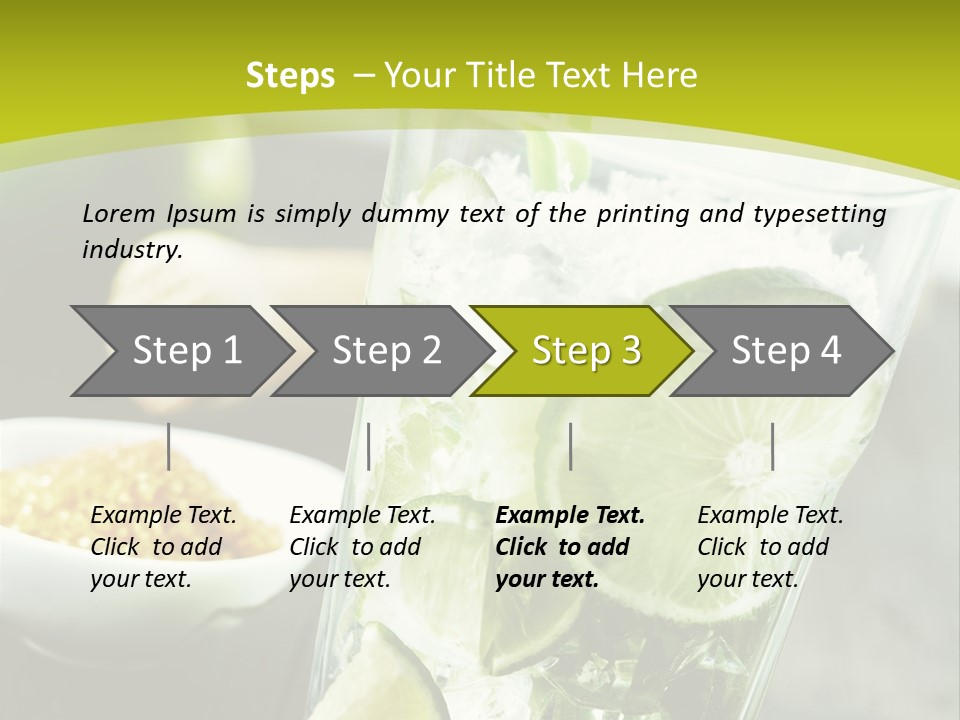 Caribbean Alcohol Cooled PowerPoint Template