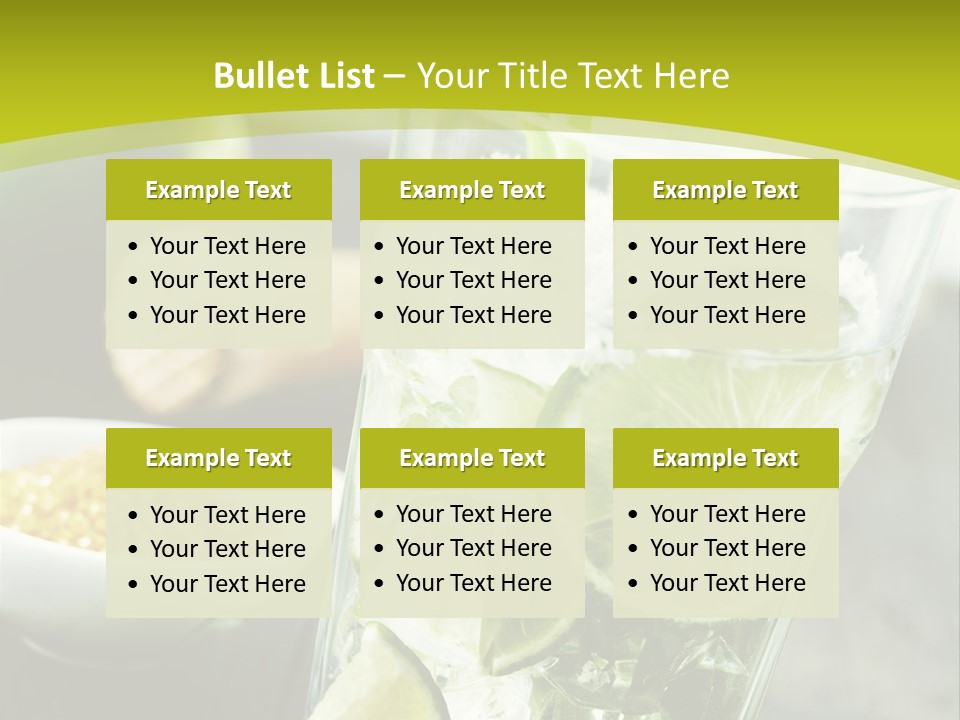 Caribbean Alcohol Cooled PowerPoint Template