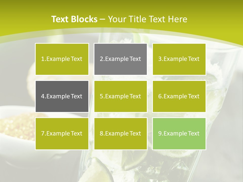 Caribbean Alcohol Cooled PowerPoint Template