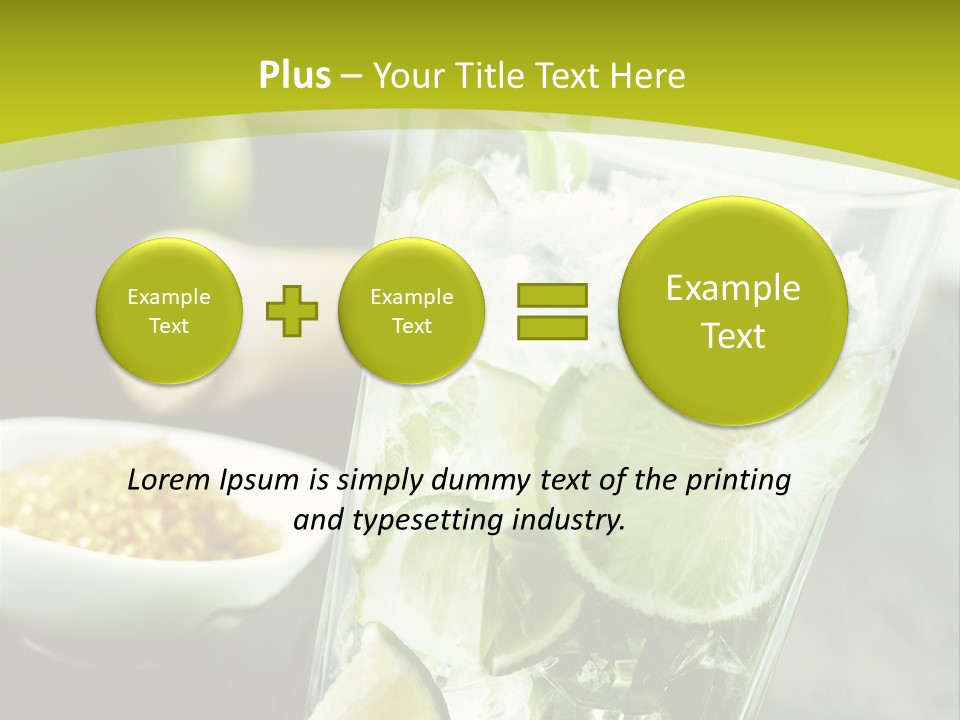 Caribbean Alcohol Cooled PowerPoint Template