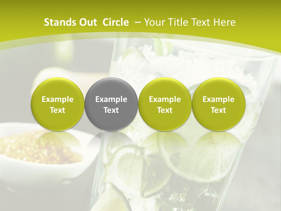 Caribbean Alcohol Cooled PowerPoint Template