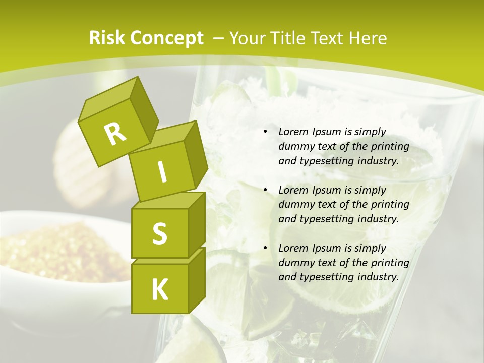 Caribbean Alcohol Cooled PowerPoint Template