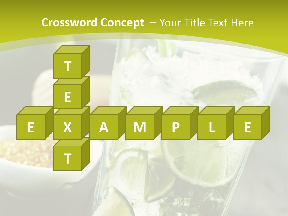 Caribbean Alcohol Cooled PowerPoint Template