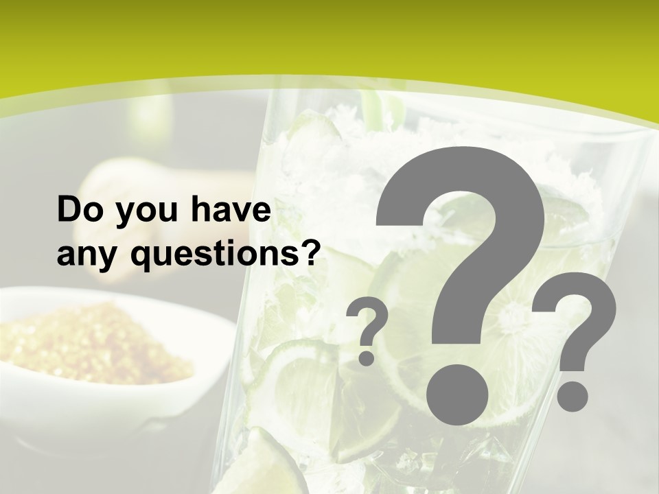 Caribbean Alcohol Cooled PowerPoint Template