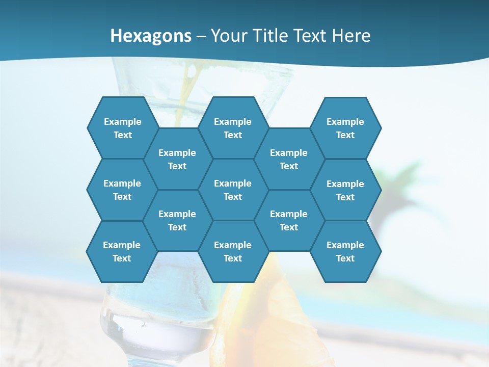 Drink Ocean Cocktail PowerPoint Template