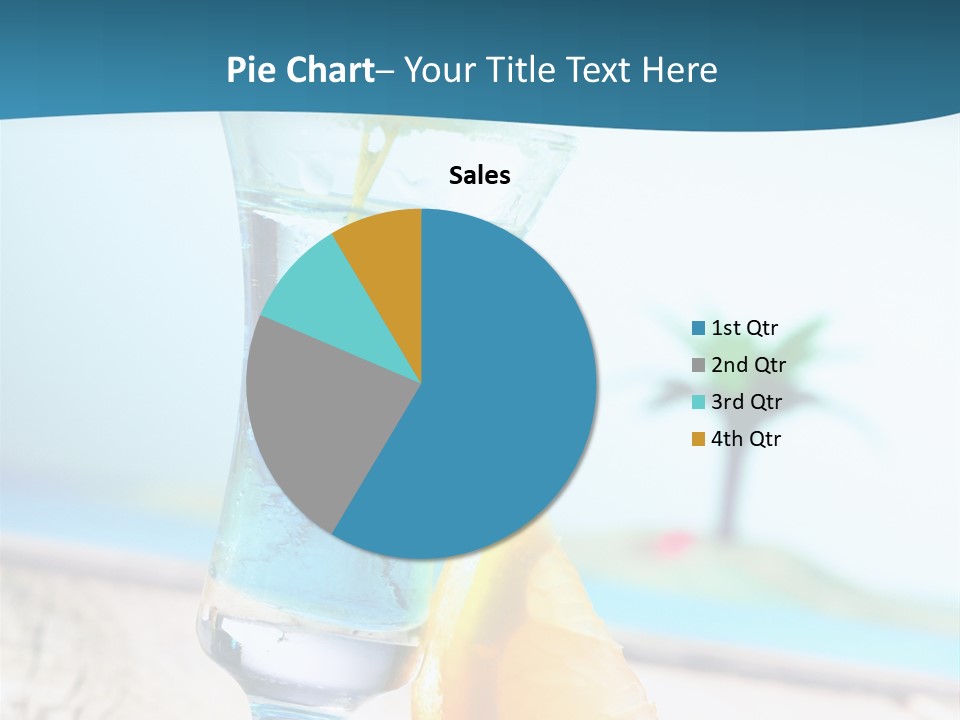 Drink Ocean Cocktail PowerPoint Template