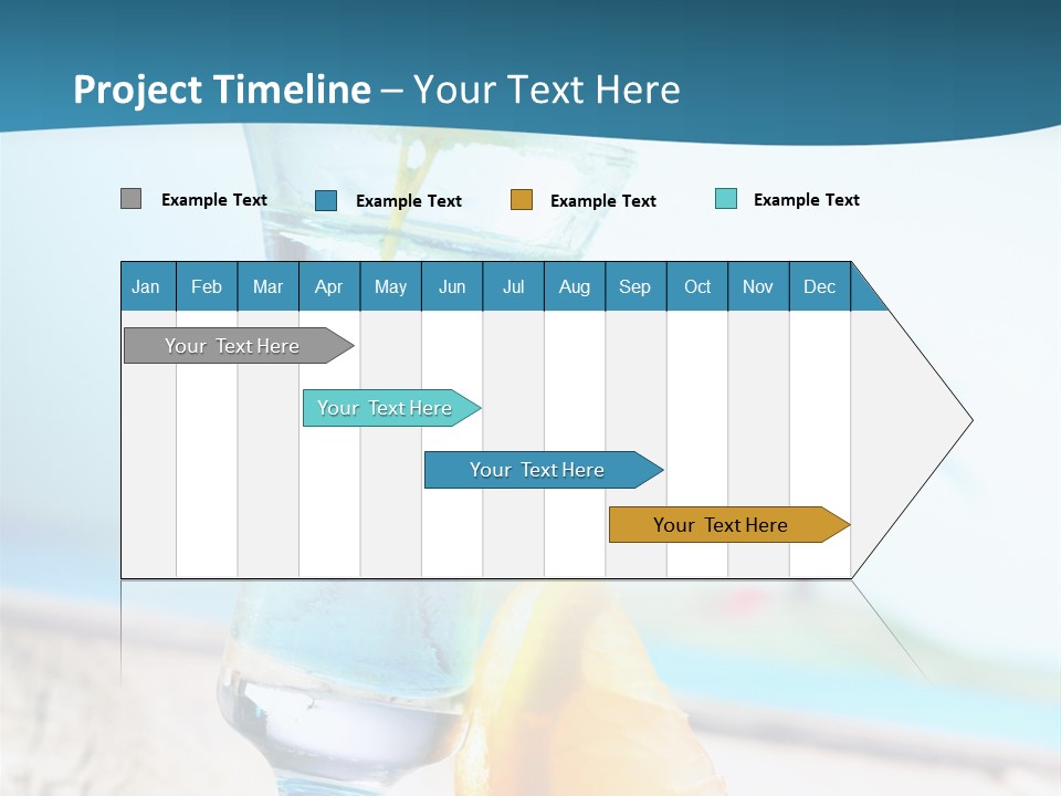 Drink Ocean Cocktail PowerPoint Template