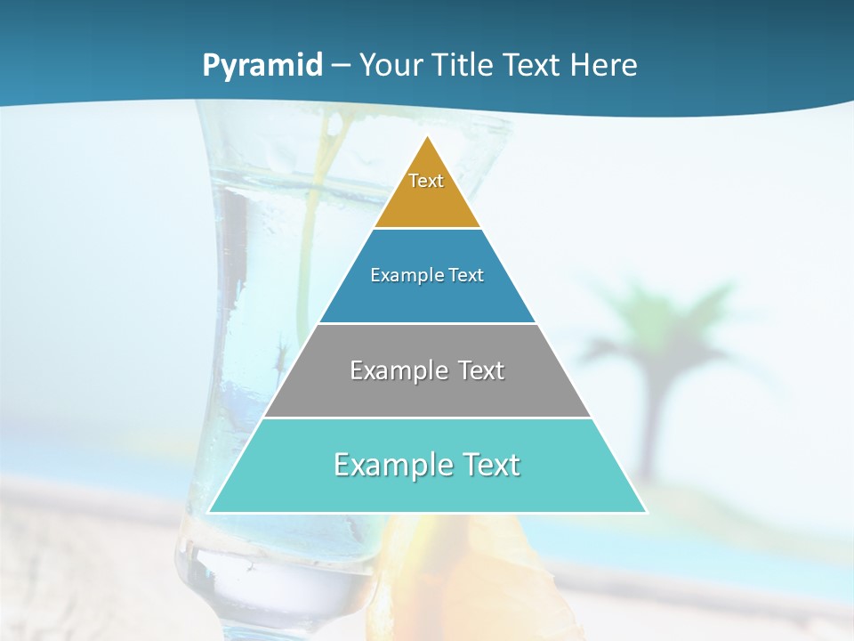 Drink Ocean Cocktail PowerPoint Template