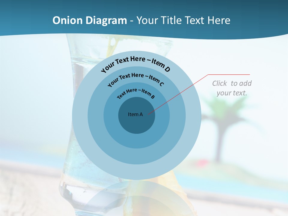 Drink Ocean Cocktail PowerPoint Template