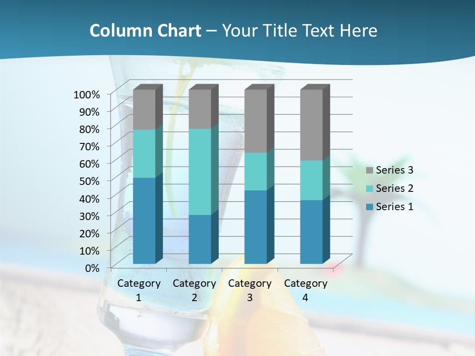 Drink Ocean Cocktail PowerPoint Template