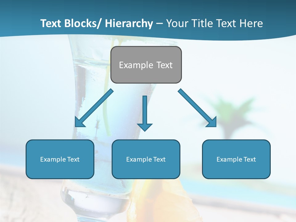 Drink Ocean Cocktail PowerPoint Template