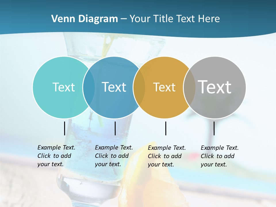 Drink Ocean Cocktail PowerPoint Template