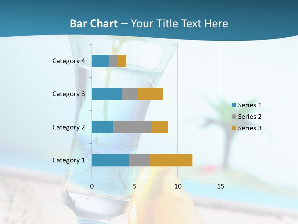 Drink Ocean Cocktail PowerPoint Template