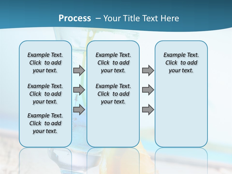 Drink Ocean Cocktail PowerPoint Template