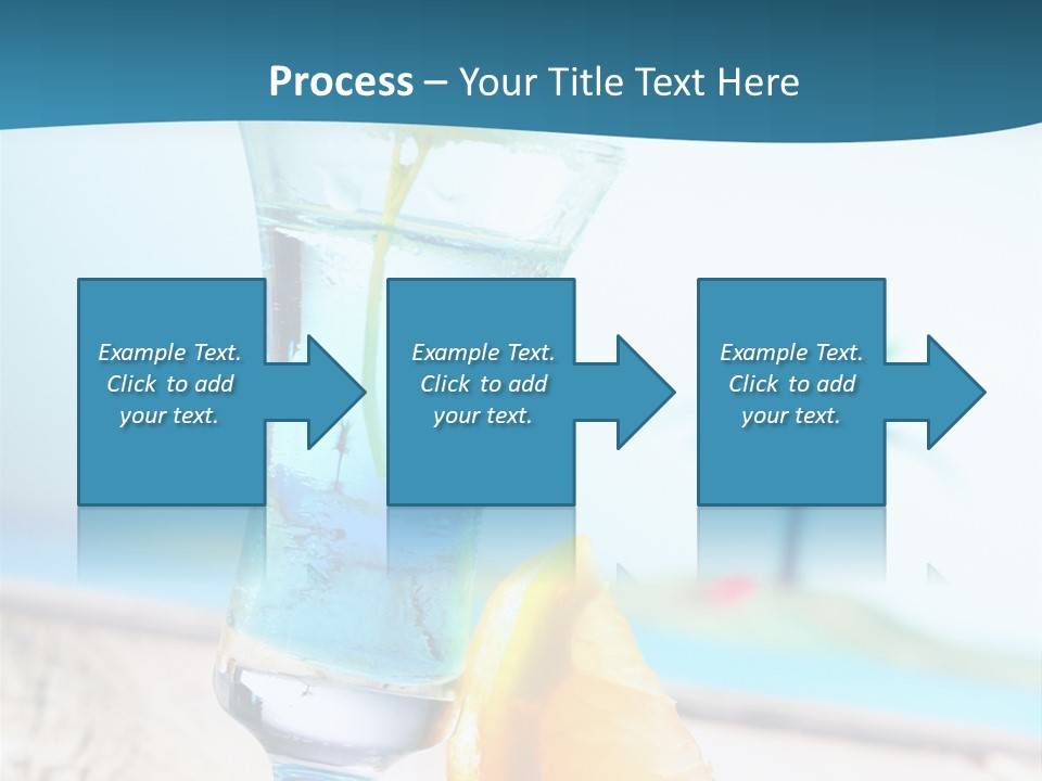 Drink Ocean Cocktail PowerPoint Template