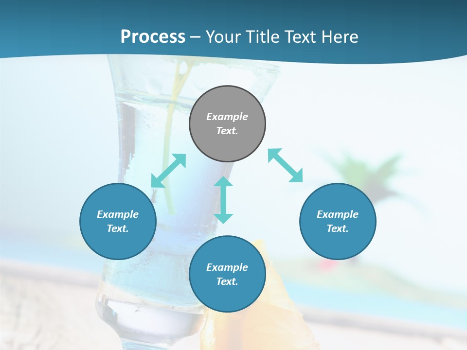 Drink Ocean Cocktail PowerPoint Template