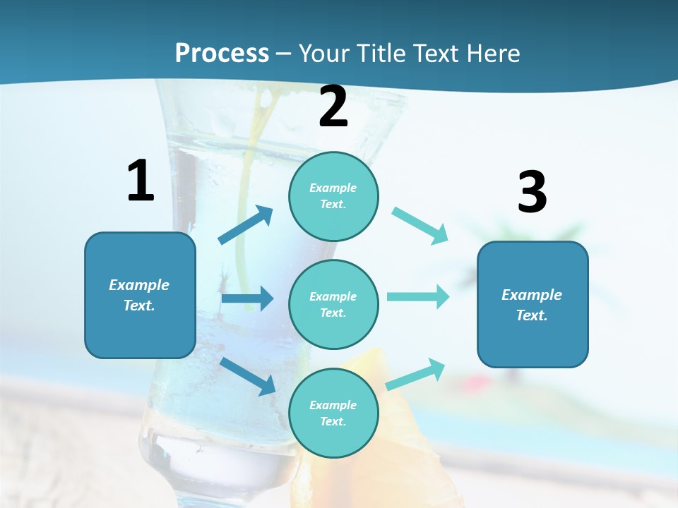 Drink Ocean Cocktail PowerPoint Template