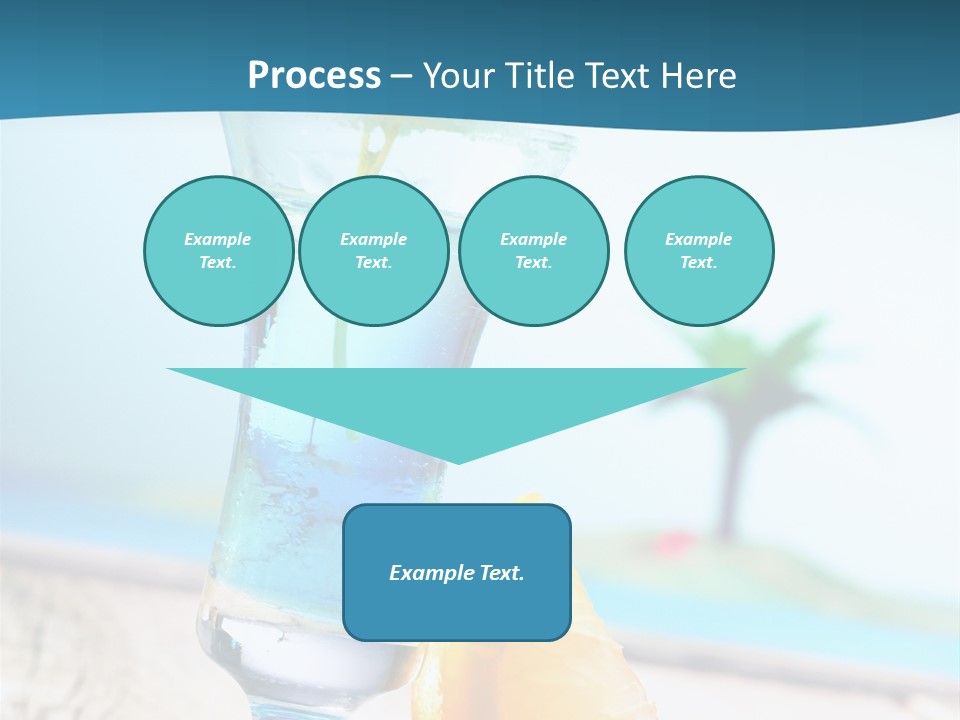 Drink Ocean Cocktail PowerPoint Template