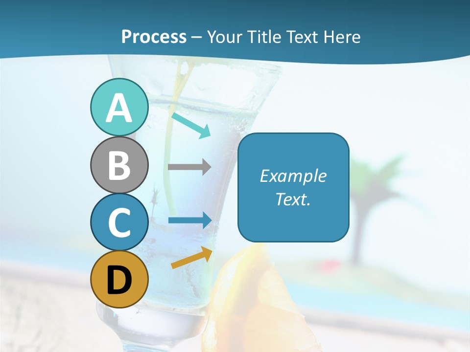 Drink Ocean Cocktail PowerPoint Template