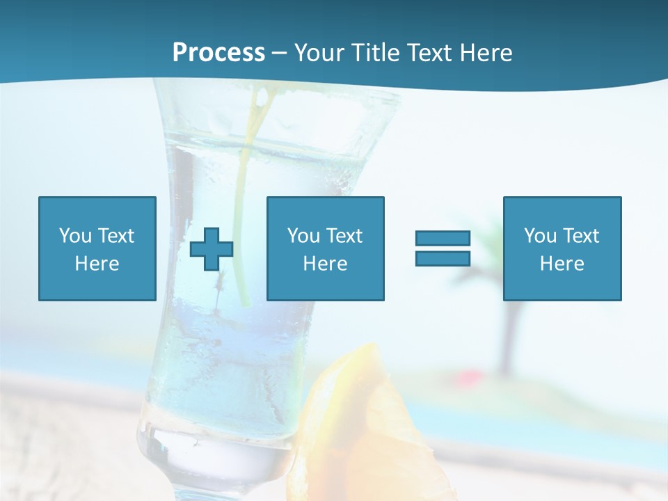Drink Ocean Cocktail PowerPoint Template
