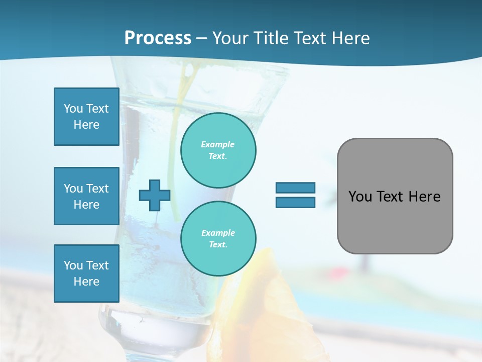 Drink Ocean Cocktail PowerPoint Template