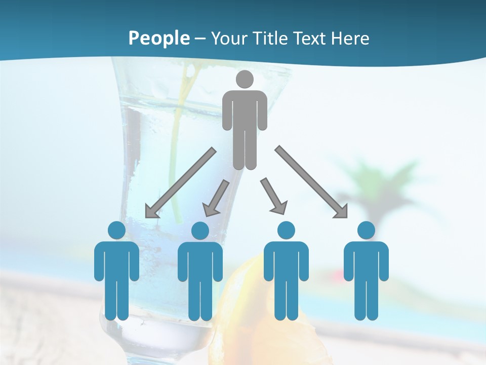 Drink Ocean Cocktail PowerPoint Template