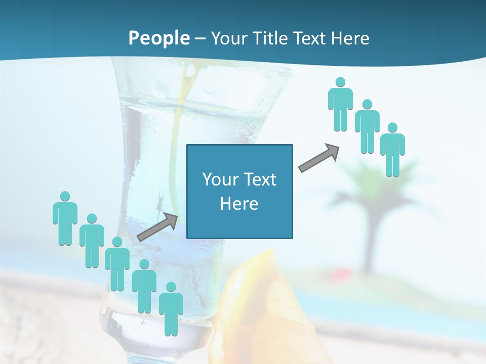 Drink Ocean Cocktail PowerPoint Template