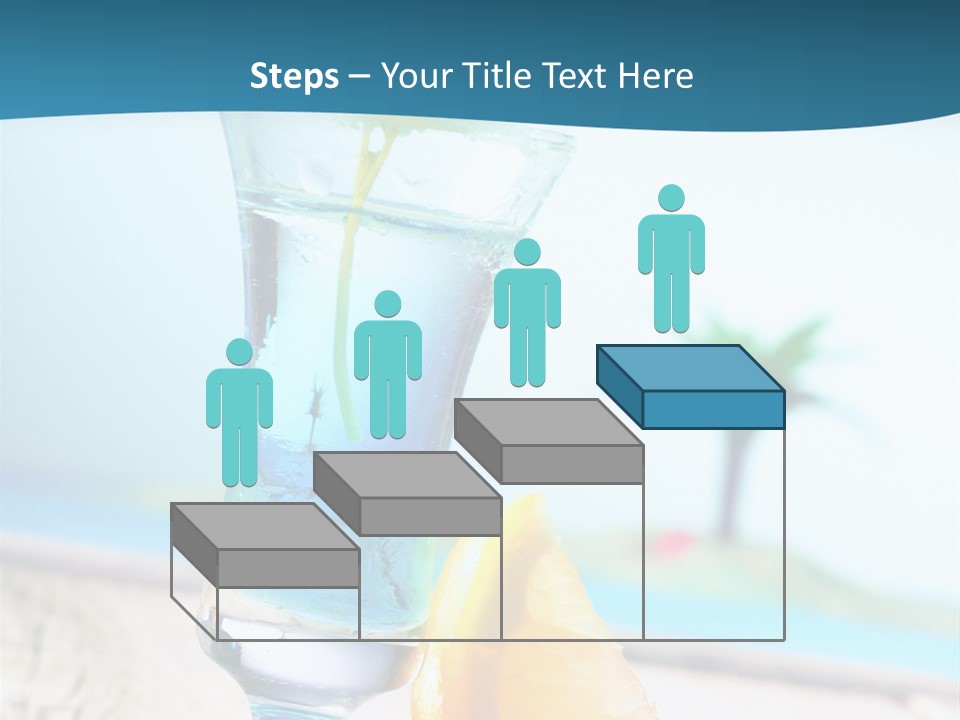 Drink Ocean Cocktail PowerPoint Template