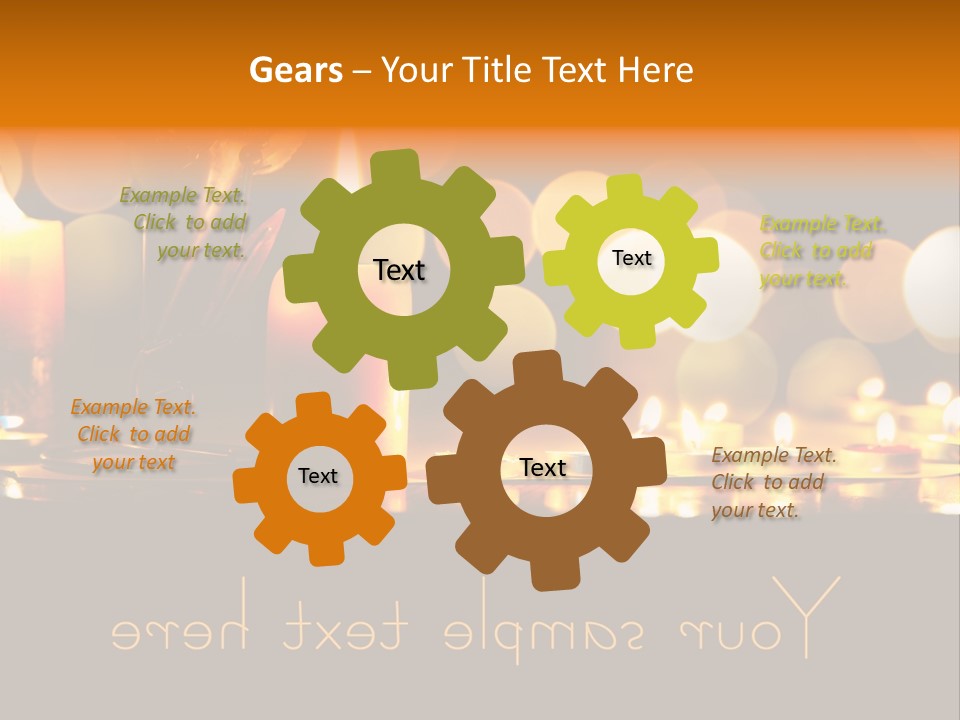 Day Rose Background PowerPoint Template