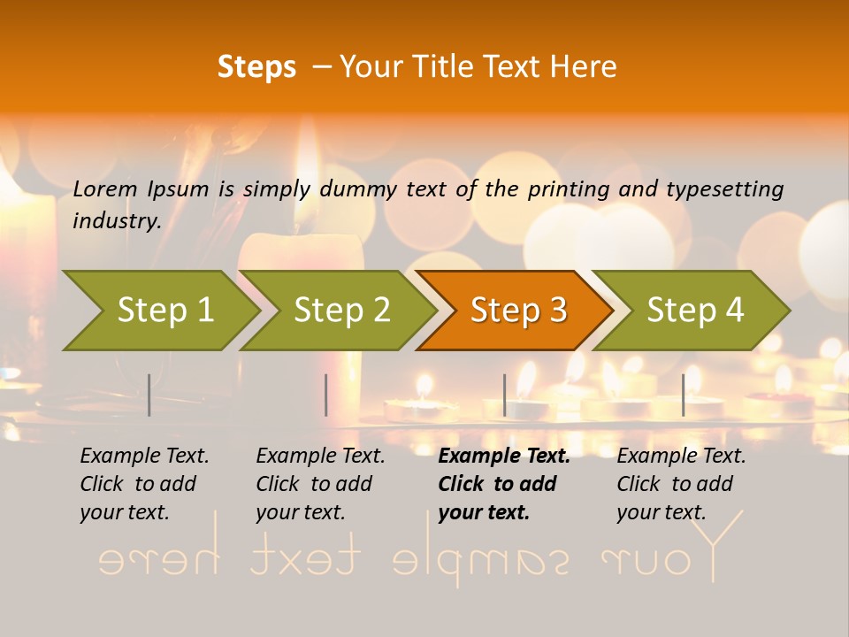 Day Rose Background PowerPoint Template
