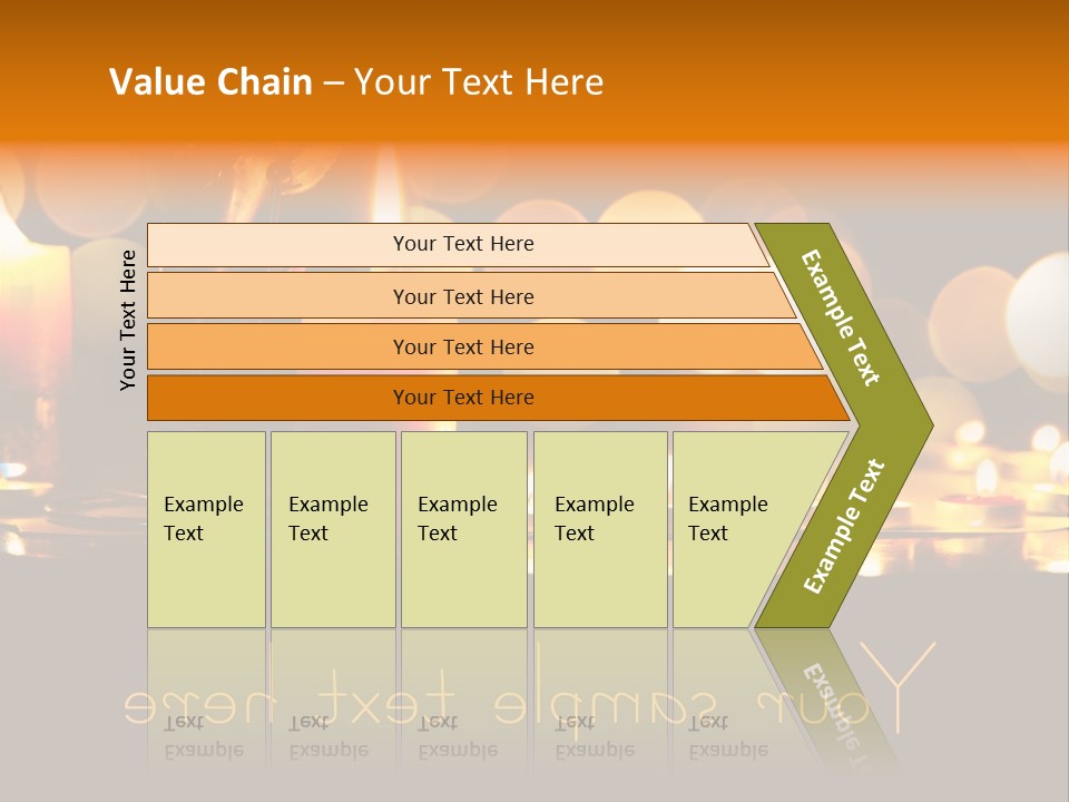 Day Rose Background PowerPoint Template