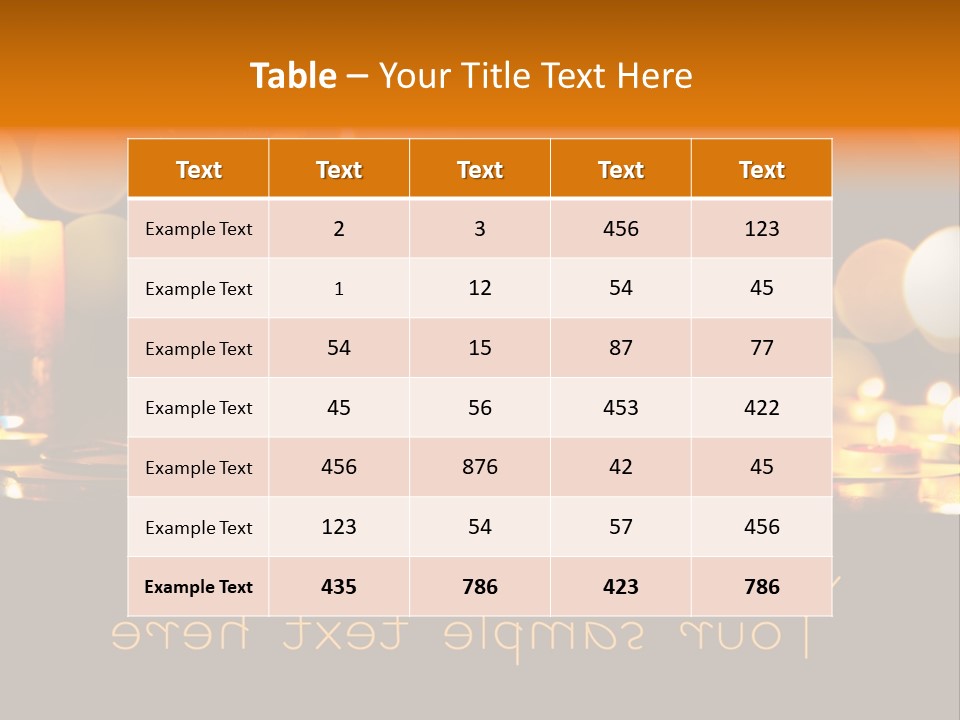 Day Rose Background PowerPoint Template