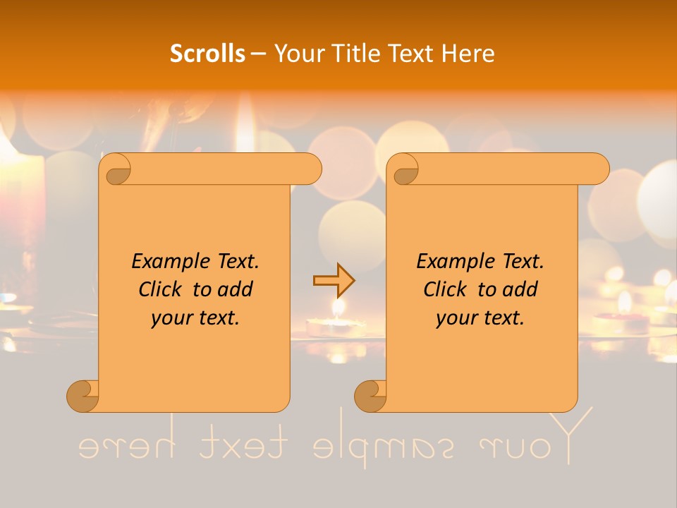 Day Rose Background PowerPoint Template