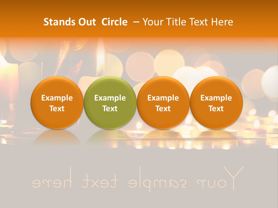 Day Rose Background PowerPoint Template